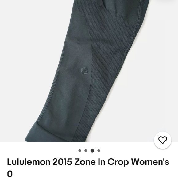 Lululemon Zone cropped leggings - Picture 3 of 5